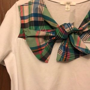 1901 t shirt with pleated bow